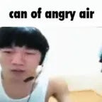 Can of angry air