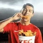 Ronaldo wpierdala KFC
