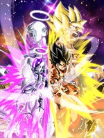 Goku and Frieza screaming