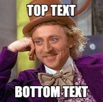 what bottom text meme