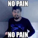 im not in pain 😭✌️