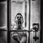 screaming in the shower