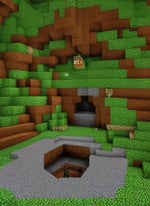 villager but it's in a cave