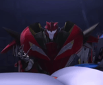Ah! Made ya squirm - Knockout (Transformers: Prime)