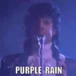 Purple rain.