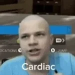 Cardiac sensor deployed