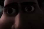 Titan staring meme but he move his eyes