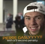 Danny Ric yelling Pierre Gasly - Sound