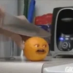 annoying orange knife death theme