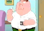 Peter Griffin eats rice cakes and then dies