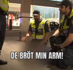 Macke, dom bröt min arm!