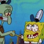 working spongebob
