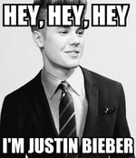 I'm justin bieber