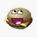 when you is eating hamburger meme