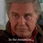 they buried him. in the mountain.