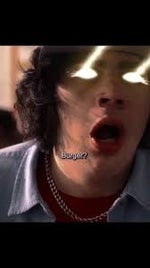 did he just say his last name is BURGER?