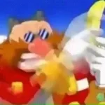 Eggman eats a delicious banana