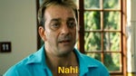 Sanjay Dutt Nahi Meme template Munna Bhai M