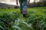 grassy footsteps