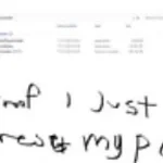 dog barking in the background