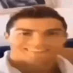 Cristiano Ronaldo drinking