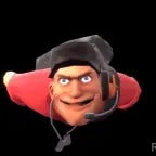 Scout shows his manface or something