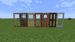 Open - wooden door 4