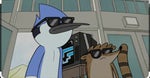 Regular Show that horse has to take a history test