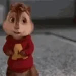 alvin about to nut