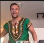 white boy african beat