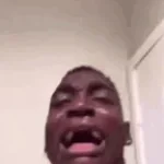 invulsive screaming man