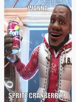 lebron james 'sprite cranberry' commercial