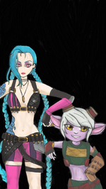 Tristana taunting jinx
