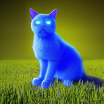 Smurf Cat But Cursed