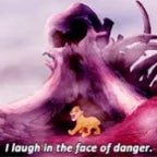 laugh in the face of danger