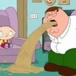 Peter Griffin Puking