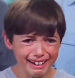 Crying, But it's fake