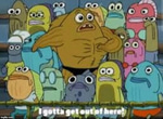 i gotta get outta here spongebob