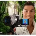 Cristiano Ronaldo drinking