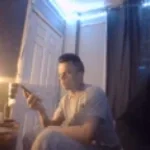 eyes in the water drop SLOW