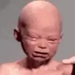 baby yelling distorted