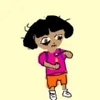 Dora abuela tought dora to make crack