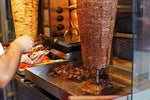 shawarma kebab cutting