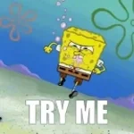 Bob esponja me está persiguiendo 🧽