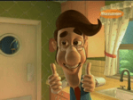 Hugh Neutron sat on a banana