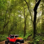 Sussy forgis on the jeep