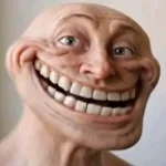 The most famous man on the internet Troll Face