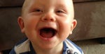 Kid giggling