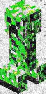 Minecraft Creeper explosion bass boosted