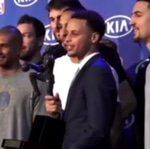 Live in the moment and work your butt off - Steph Curry
